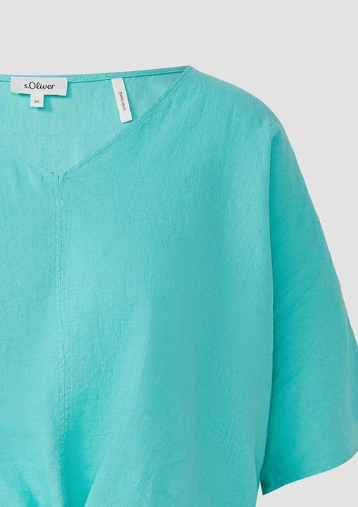 Immagine prodotto s.Oliver Bluse Verkürzte Leinenmix-Bluse im Relaxed Fit (32)