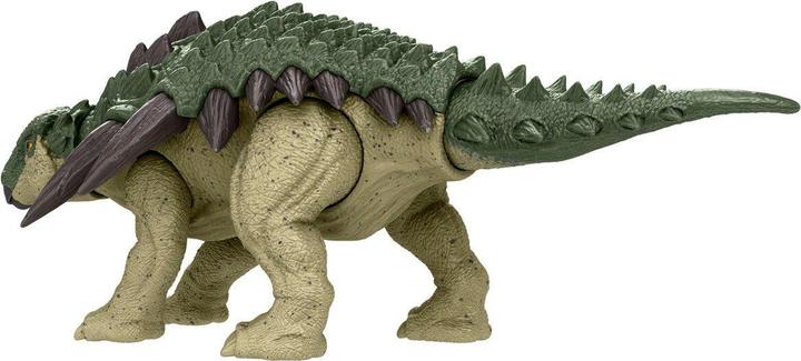 Actual product image Mattel Jurassic World Rebirth Frenzy Pack Edmontonia Dinosaur Figure, Authentic Toy, Digital Play