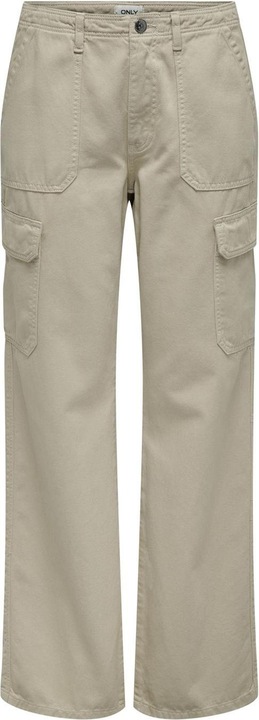 Only Locker geschnitten Hohe Taille Hose Cargo-Hose