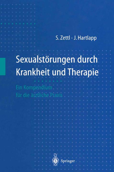 Produktbild Sexualstorungen durch Krankheit und Therapie (Deutsch, Joachim Hartlapp, Stefan Zettl, 2011)