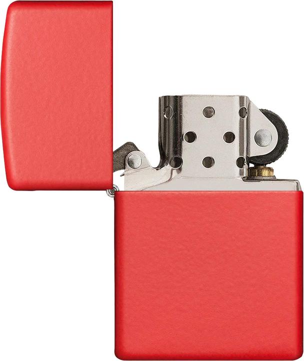 Actual product image Zippo Red Matte
