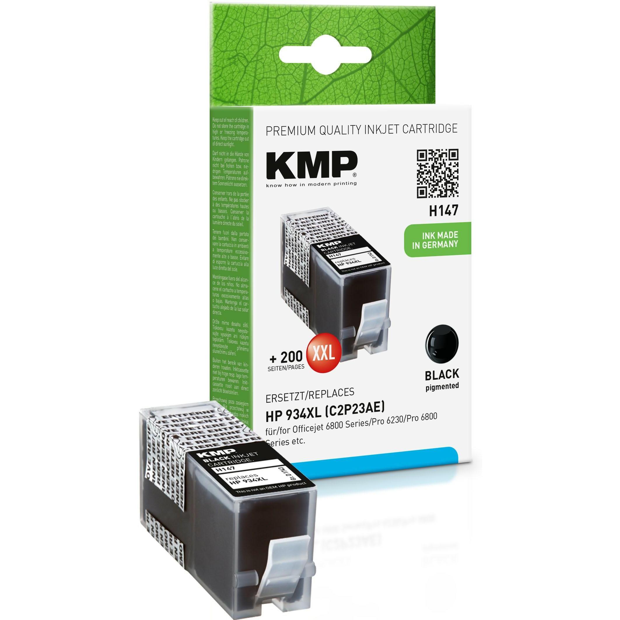 KMP, Druckerpatrone, H147 (BK)