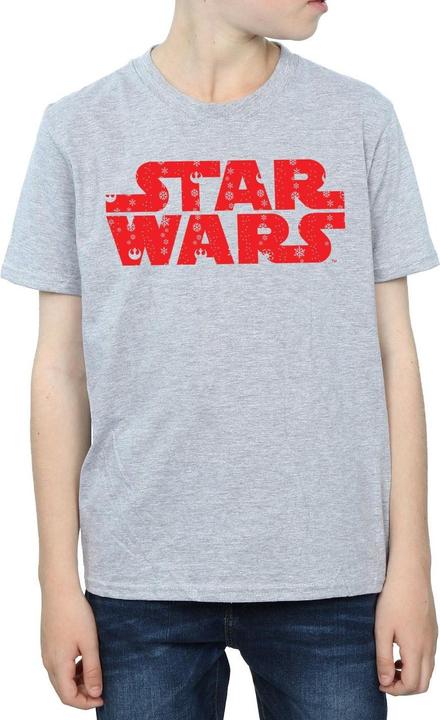 Produktbild Star Wars Christmas Logo TShirt Jungen (152, 158)