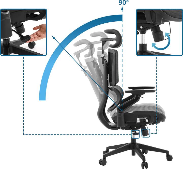 Produktbild Hjh Office Ergo U2 Pro3 (47 - 53 cm)