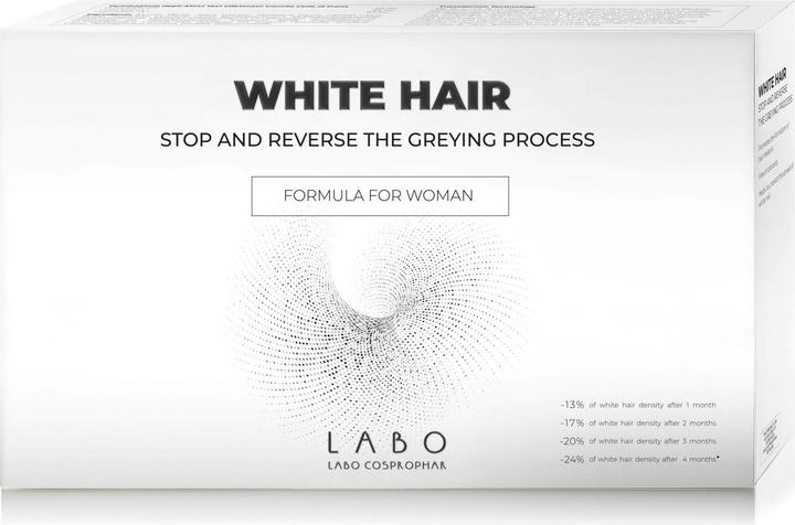 Actual product image Labo Market Labo, White Hair, Stop & Reverse The Greying Process, Ampoules Treatment Se