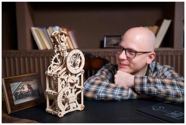 Actual product image Ugears Engine Clock