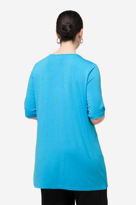 Produktbild Ulla Popken Shirt-Tunika, Stickerei, Tunika-Ausschnitt, Halbarm (46, 48)