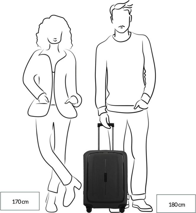Image du produit Samsonite Essens Trolley mit 4 Rollen 55cm (39 l)