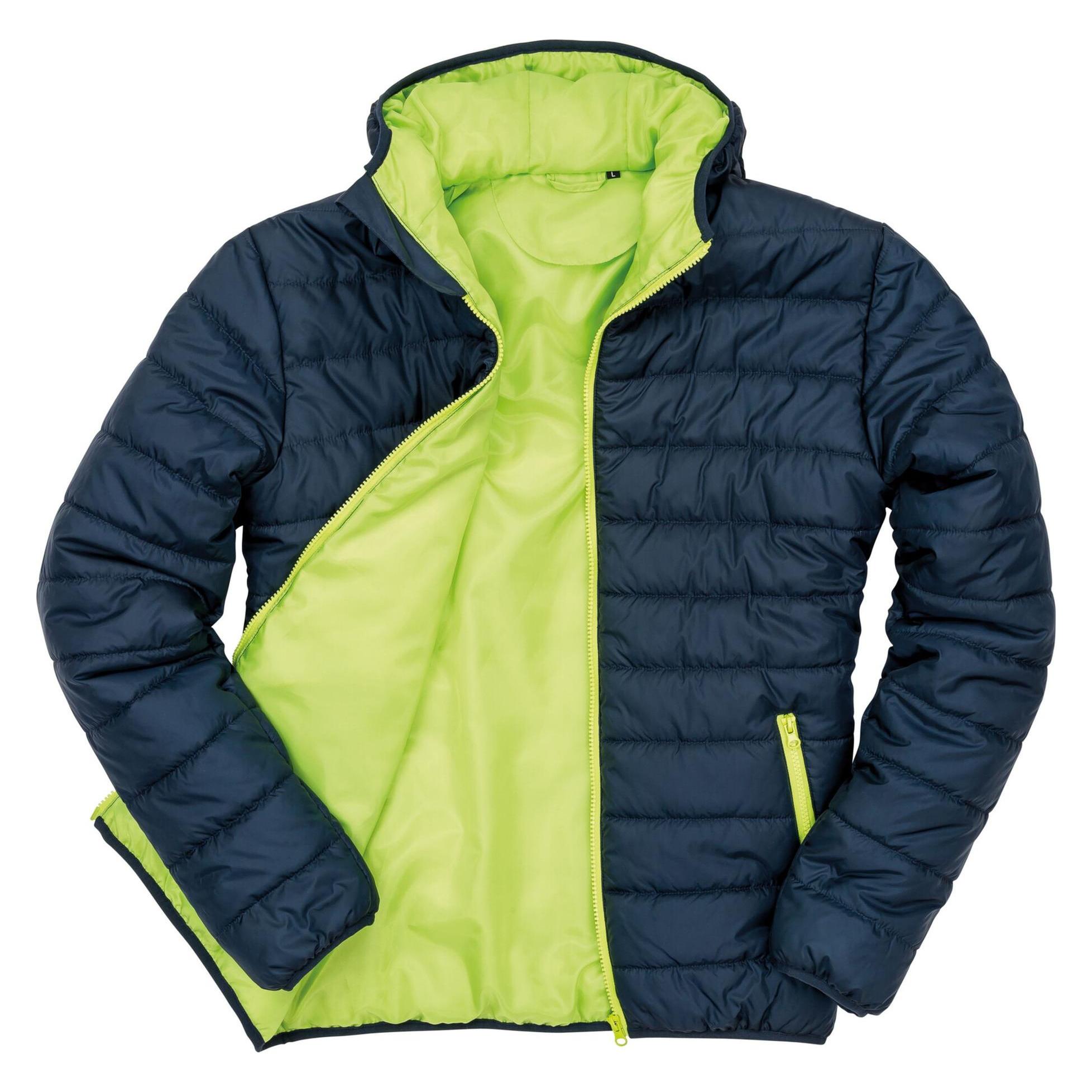 Result Clothing, Unisex, Laufjacke, Soft Padded Jacket (Xl), Mehrfarbig, Blau, Xl