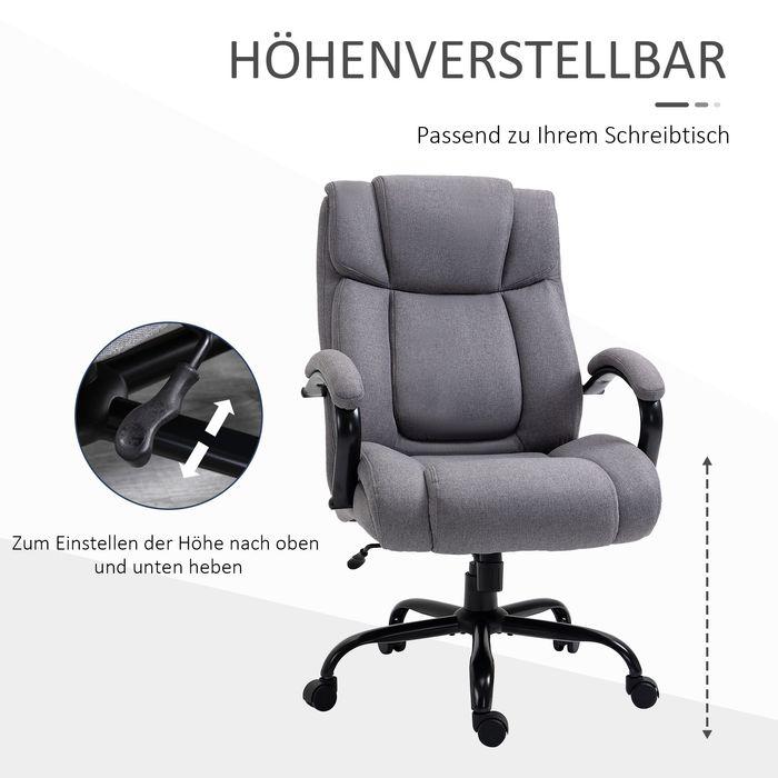 Produktbild Swisshandel24 Bürostuhl Gaming Stuhl Wippfunktion dick gepolstert ergonomisch Belastbarkeit 220 kg