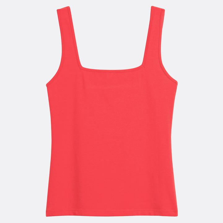 Actual product image La Redoute Collections Top mit Karree-Ausschnitt (S)