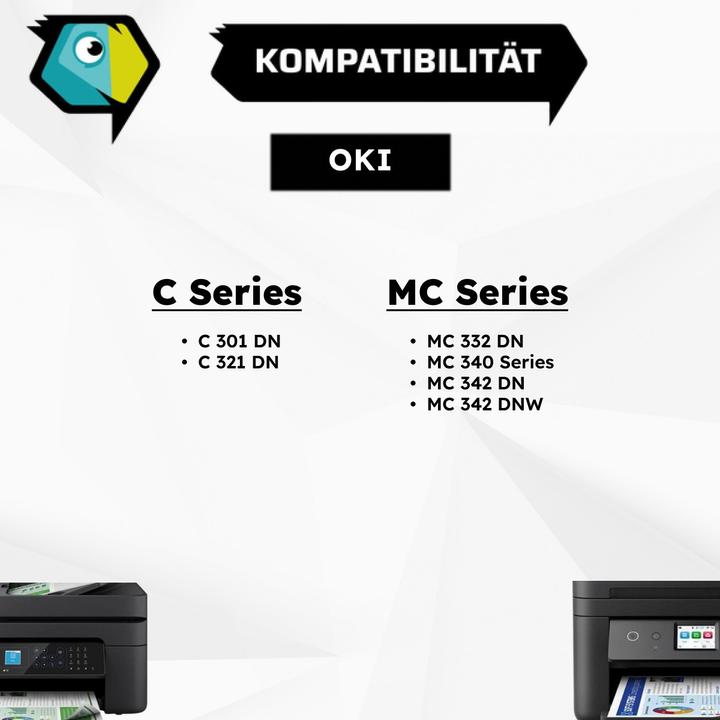 Immagine prodotto Inkadoo Toner compatibile con il toner OKI 44973536 / C301, nero nero (FC)