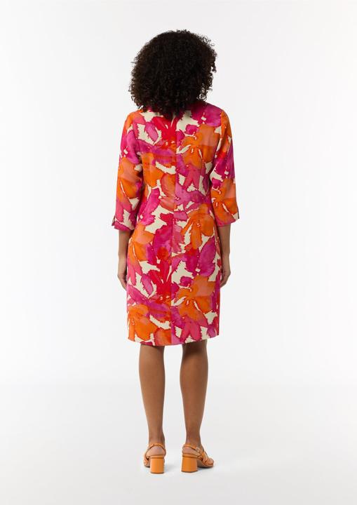 Image du produit Comma Kleid Gemustertes Kleid aus Crêpe (38)