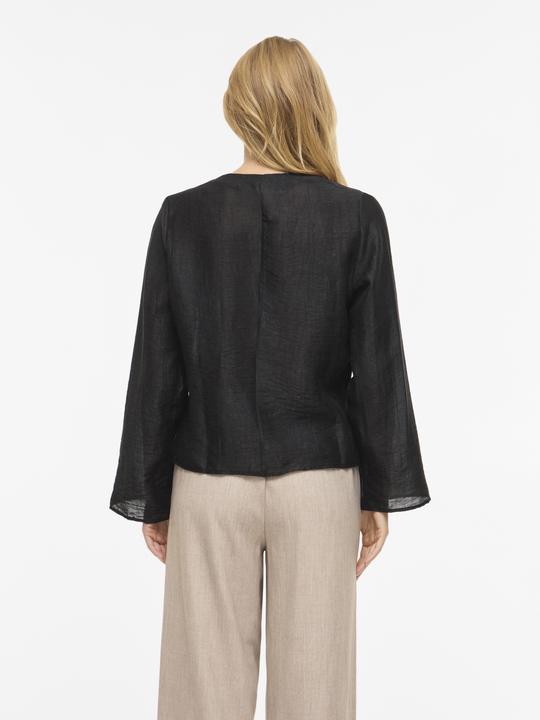 Immagine prodotto Vila VICINA V-Ausschnitt Oberteil mit langen Ärmeln (40)