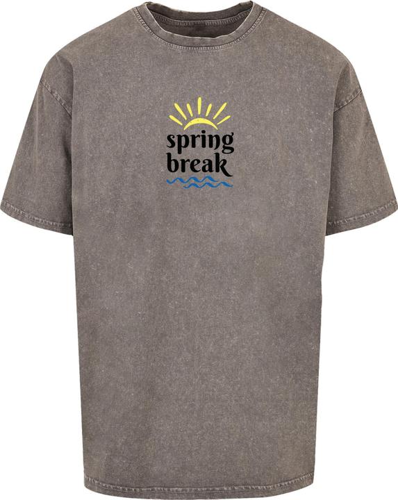 Actual product image Merchcode Spring break - Acid Washed Heavy Oversized Tee - 114071 (L)