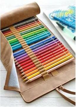 Actual product image Faber-Castell Art & Graphic pen roll (Brown, 1 x)