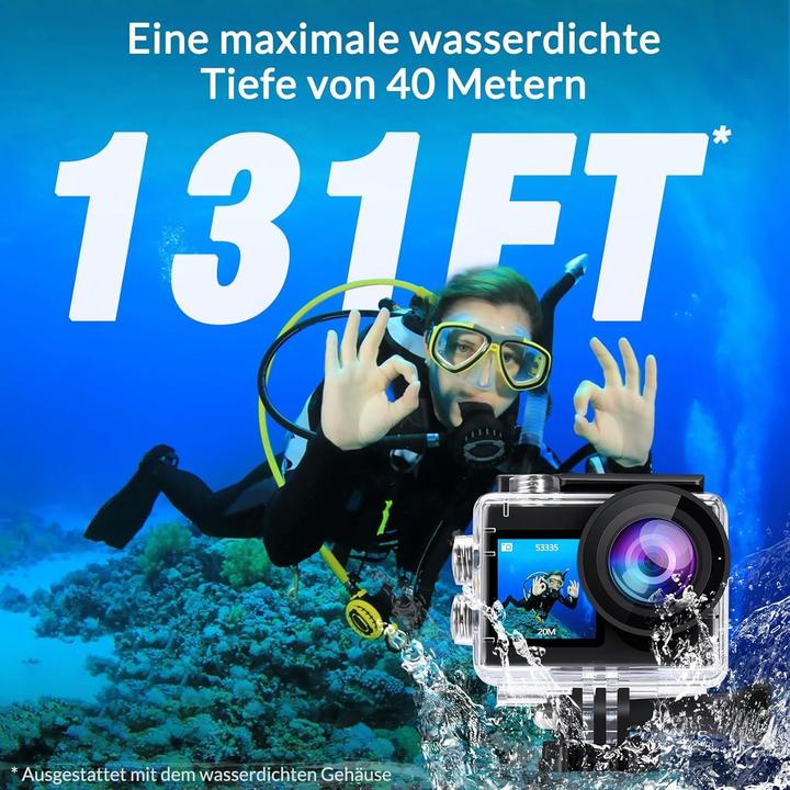 Actual product image Icefox Action Cam 4K Waterproof Ultra HD Camera (Wi-Fi)