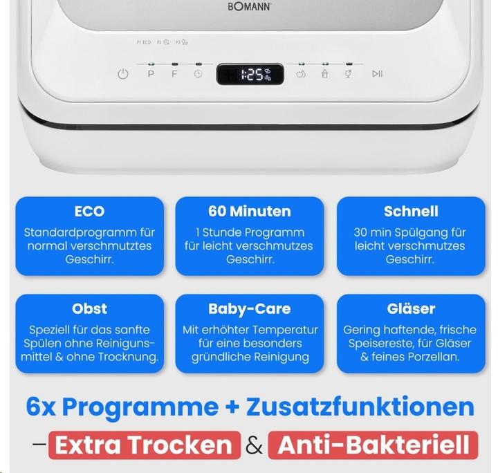 Produktbild Bomann TSG 5704 (weiss, 42 cm)