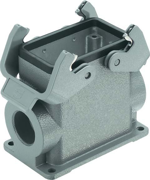 Immagine prodotto Harting Alloggiamento per piedistallo HAN 10 B 2xM25, versione alta, con 2 staffe