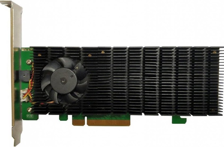 Actual product image HighPoint RAID controller SSD7202 2x M.2 NVMEx4v3, PCI-Ex8