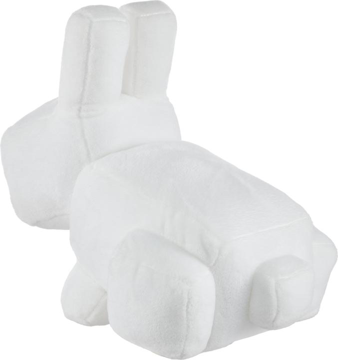 Actual product image Mattel Minecraft 8-Inch Basic Plush White Rabbit