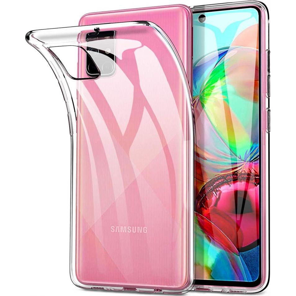 Screenguard Samsung Galaxy A71 Flexible TPU Clear Case (Samsung Galaxy A71), Smartphone Hülle, Transparent