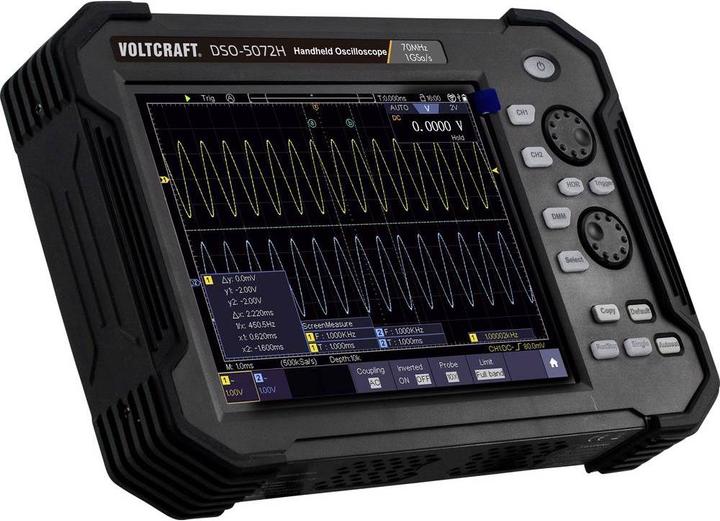 Image du produit Voltcraft Oscilloscope portatif (Scope Meter) DSO numérique 5072H (CAT II)