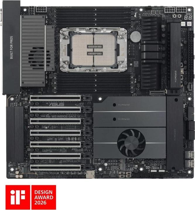 Image du produit ASUS PRO WS W890E-SAGE SE (INTEL,4710,DDR5,EBB) (LGA 4710)