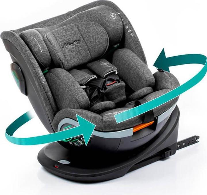 Babyauto Xperta i-Size autostoel - 360 met isofix - Dobby Grey (Reboarder, ECE R129/i-Size Standard)