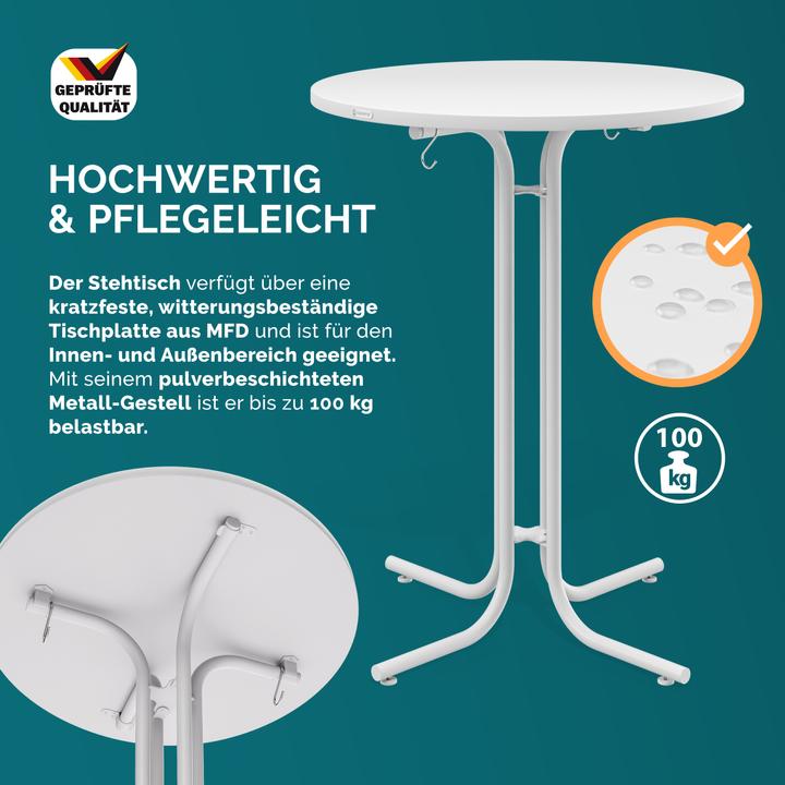Produktbild Casaria Stehtisch (70 x 110 cm)