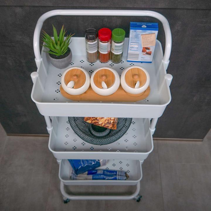 Produktbild Intirilife Rollwagen mit 3 Ebenen