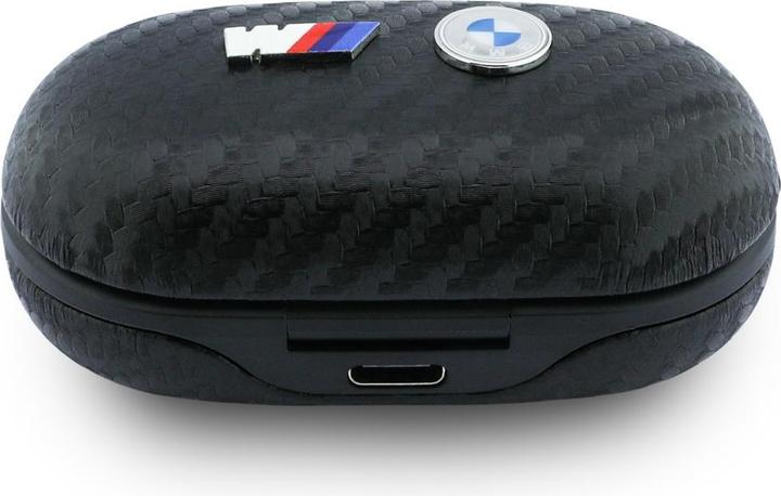 Actual product image BMW Headphones Bluetooth TWS Carbon Metal Logo ENC black (ANC, 30 h, Wireless)