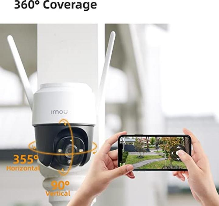 Actual product image Imou Surveillance Camera Cruiser 2MP Full Color Outdoor Cam (1920 x 1080 Pixels)