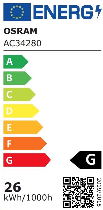 Energie-Label Osram Energiesparlampe (2G11, 1620 lm, 1 x)