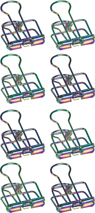Knorr Prandell Deko-Clip, 19 mm, regenbogen irisierend