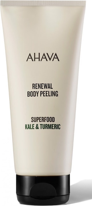 Ahava Superfood Renewal Body Peeling "Kale & Turmeric" - Revitalisierendes Körperpeeling (200 ml)