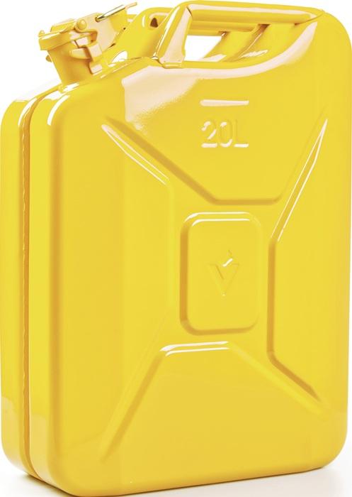 Produktbild Valpro Kraftstoffkanister Inhalt 20 l Zinkgelb RAL 1018 Stahlblech 0,9 mm L345xB165xH470mm
