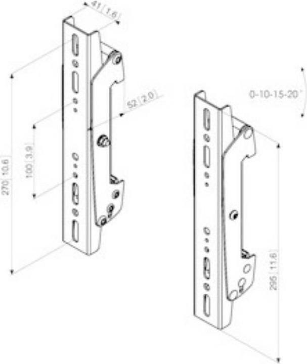 Actual product image Vogels Professional Connect-it PFS 3302 - Mounting component (2 contact strips) (Ceiling, Ground, 80 kg)