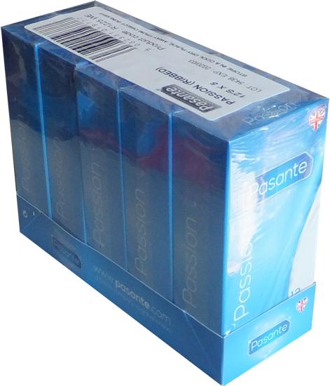 Produktbild Pasante Passion» (Vorteilspack!) 5x12 gerillte Kondome für einen besonders intensiven Orgasmus (60 Stk.)
