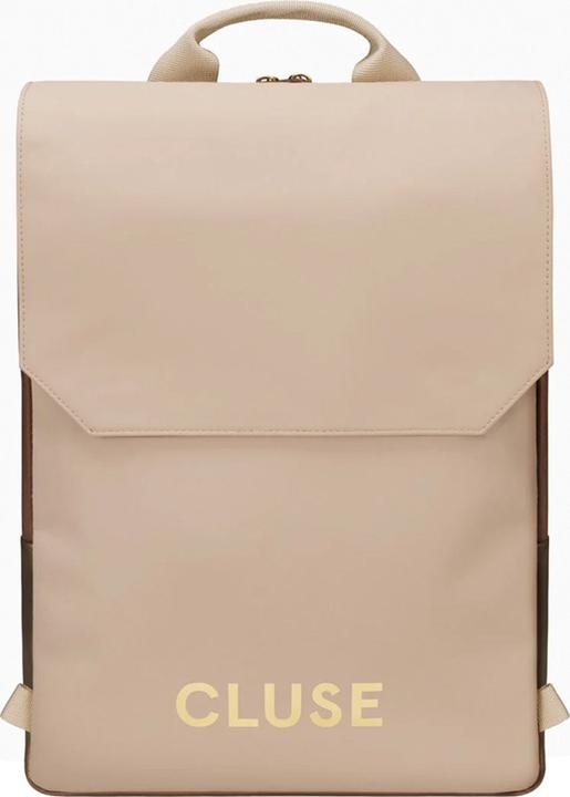 Actual product image Cluse Le Réversible Backpack, Metallic brown Beige, Gold Colour