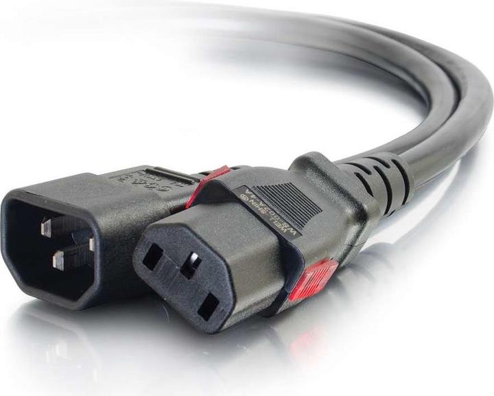 Image du produit C2G Câble d'alimentation - IEC 60320 C14 à IEC (3 m, C14)