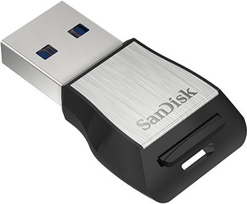 Actual product image Sandisk Extreme Pro microSD with USB 3.0 Reader (128 GB, microSDXC, U3, UHS-II)