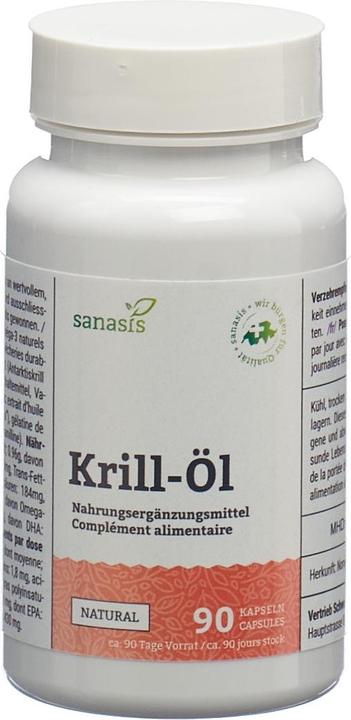 Produktbild Sanasis Krill-Öl (90 Caps) (90 Stück, Kapseln, 93 g)