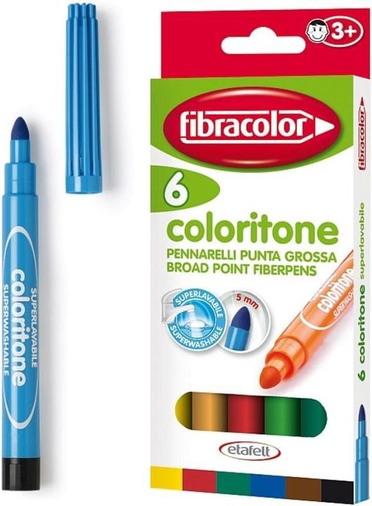 Image du produit Fibracolor Marqueur Coloritone, 6 couleurs (6x)