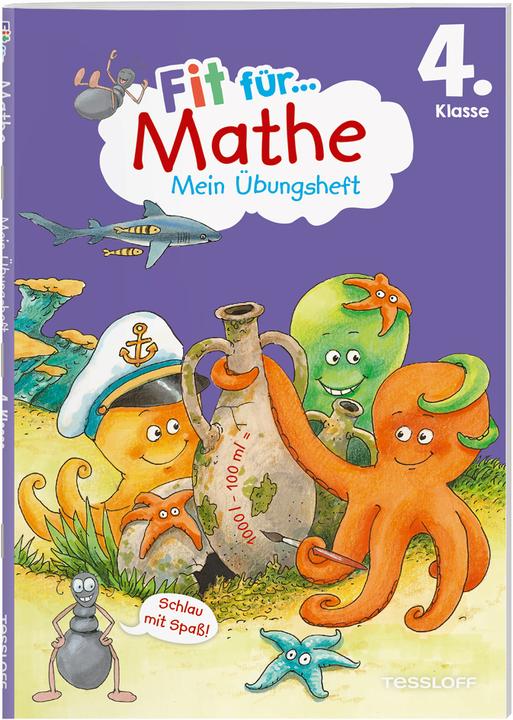 Actual product image Tessloff Fit für Mathe 4. Klasse. Mein Übungsheft (German, Andrea Tonte, Guido Wandrey, 2023)