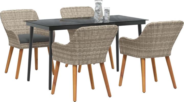 Produktbild vidaXL Garten Essgruppe (200 x 100 x 74 cm)