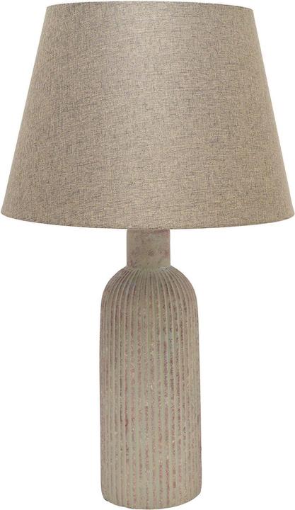 Produktbild Hestia Schlanke Tischlampe aus Keramik Beige