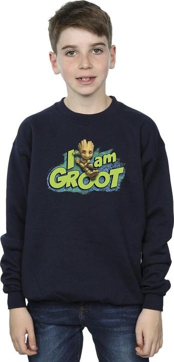 Produktbild Guardians Of The Galaxy I Am Groot Jumping Sweatshirt Jungen (152, 158)