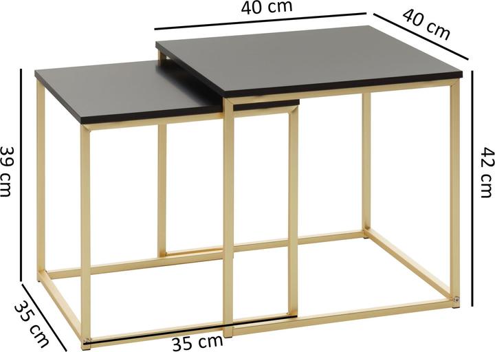 Image du produit FineBuy Amora (40 x 40 x 42 cm)