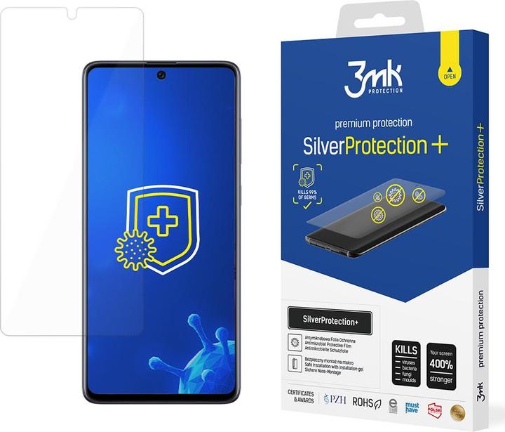 Produktbild 3MK Sidabrinis Protect+ Sam A715 A71 Folia Antimikrobowa montowana na mokro (1 Stk., Samsung Galaxy A71)